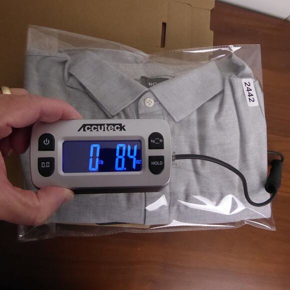 Bonobos Button Up Shirt Mens SZ L Long Tailored Fit dLight Gray Business Casual - Picture 9 of 9